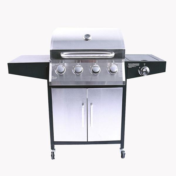 Outdoor Commercial Balcony Barbecue Gas Grill with Stainless Steel Portable
