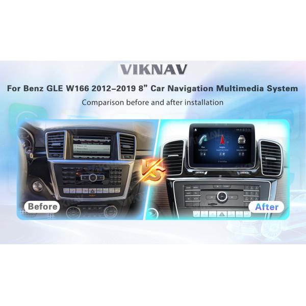 Viknav Car Radio For Mercedes Benz GLE GLS GL ML W166 X166 2012-2019 Vertical Screen HD LCD Touch Screen (NTG 4.5)