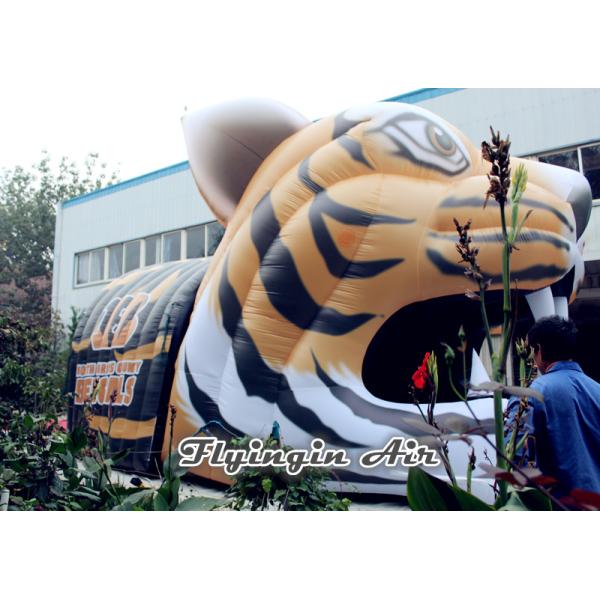 Customized Inflatable Tiger Channel Inflatable Tunnel for Advertisement and Sports