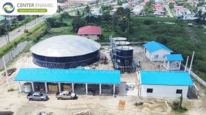 Wholesale Center Enamel can Provide external floating roof for Uzbekistan Oil &amp; Gas Storage Tanks from china suppliers