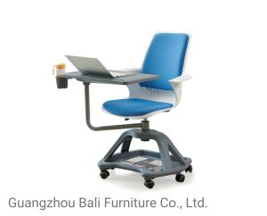 Wholesale Modern Swivel PP Plastic Office Training Chair With Wheels And Cotton Pad from china suppliers