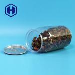 Sweets Seafood Dry Food Packaging Empty Plastic PET Can With Lids Custom Made