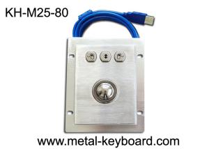 Wholesale IP65 Rated Computer Industrial Trackball Mouse , Stainless Steel Trackball Pointing Device from china suppliers