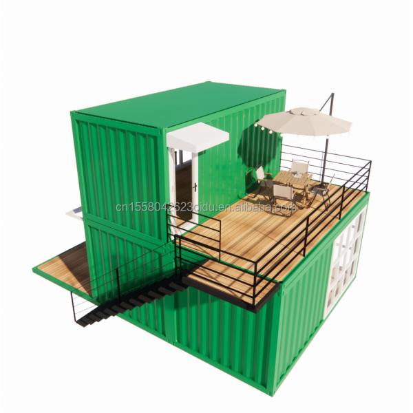 Fully Furnished Container Housing Customized Color 20 ft Sea Freight Container for Hotel and Supermarket Needs Only