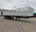High Side Wall Stake Style Animal Transport Fence Cargo Semi Trailer With Air