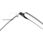 Al Mg Pure Titanium Eyeglasses Adults flexible Removable Screw