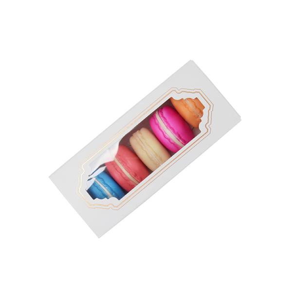 CMYK Custom Food Paper Cardboard Packing Bakery Cake Chocolate Box With Window