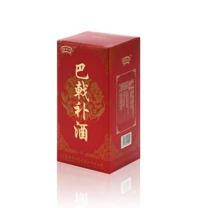 Wholesale Gold Hot Stamping logo Printing Red Color Rectangle Shape Paperboard Tube for Wine Packing from china suppliers