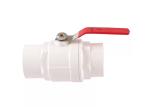 1/2"- 4" ABS Chrome Insert PVC Two Pieces Ball Valve Stainless Steel Handle