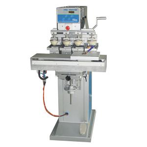 Wholesale air pressure hot sale 4-color pad printing machine with shuttle from china suppliers