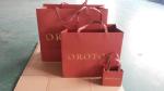 Wholesale shopping bag with cotton handle, customer sizes and designs are