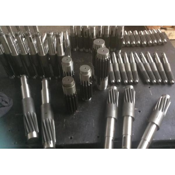 Custom precision hardened steel linear small shaft spline drive gear shaft groove shaft