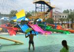 Anti Fade Swimming Pool Water Slides Aqua Play Equipment