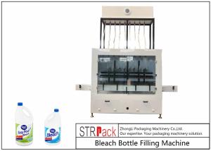 Wholesale PLC Control 10 Heads Gravity Bottle Filling Machine For 1 - 5L Bleach Cleaner from china suppliers