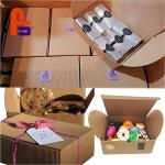 Brown Color Offset Printing Flexo Printing Compliant Paper Food Packing Box