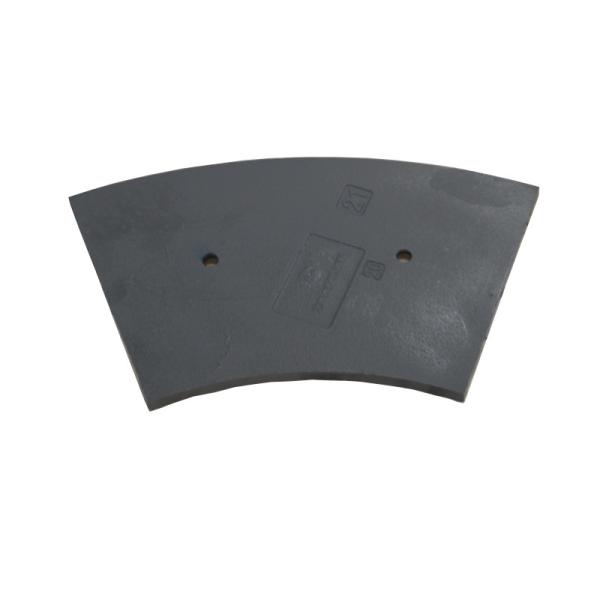 SICOMA BHS Cr22 Machinery Spare Parts Mixer Liner Concrete Mixer Wear Replacemen