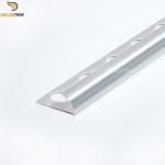 Quarter Round 6063 Aluminium Tile Trim Gloss Silver Color 2.5 Meters Length