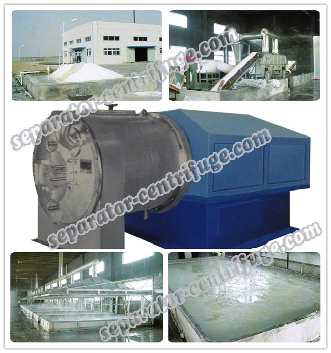 Industrial Centrifuge for Salt Dewatering Snowflake Salt Production Line