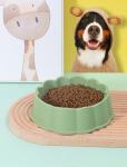 Stylish Flower-Edge Pet Bowls for Cats and Dogs - Wholesale PP Material