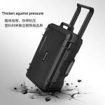 Custom IP67 Waterproof Tool Case 525x290x155mm with Pull Rod