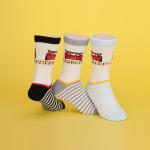 Eco - Friendly Soft Organic Toddler Socks With Breathable Absorbent Materials