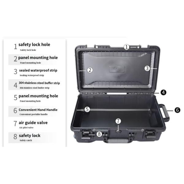 Heavy Duty Lockable Tool Storage Case EM58 IP67 Waterproof