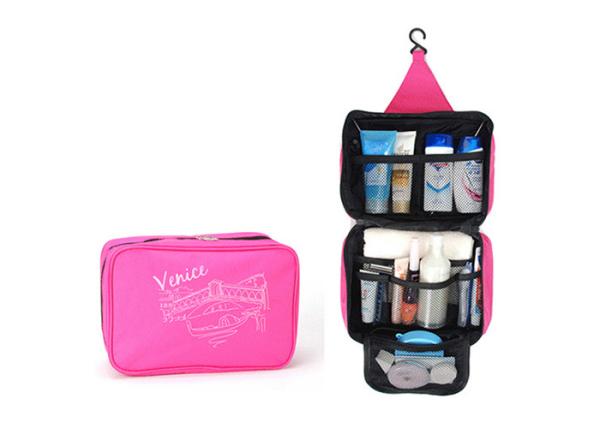 Custom Print Hanging Toiletry Bag Travel Toiletry Bag , Hanging Travel Organizer