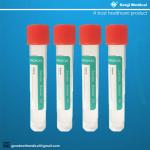 Red Cap Specimen Collection Tube , Vtm Swab Kit FDA CE Approved