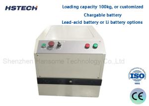 Wholesale Lead-Acid Battery Or Li Battery Options Chargable Battery Loading Capacity 100kg AGV Transport Car from china suppliers