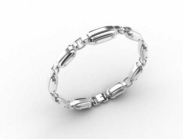 Top Quality Europe Fashion Stainless Steel Genuine Leather Silicone Bangle