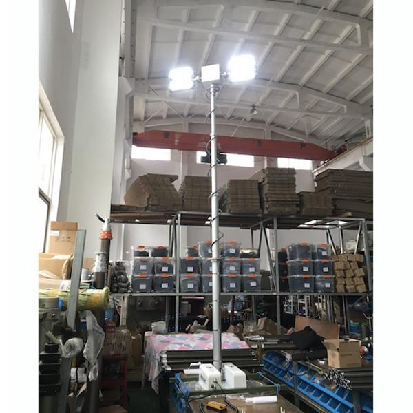 4x120W LED mounted vehicle roof mount telescopic mast night scan light tower 1