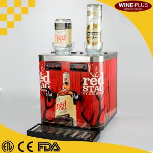 Wholesale Powder Coated Chilled Shot Dispenser in black color with Decorative Colorful Stickers For Bars from china suppliers