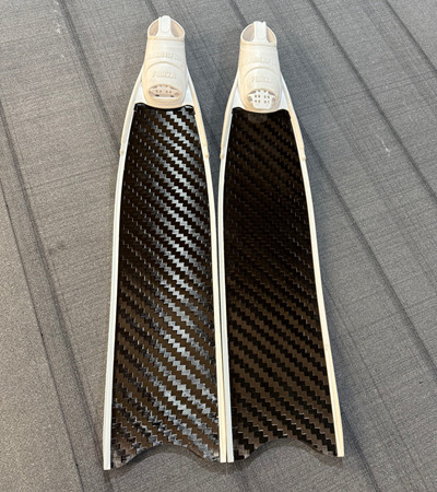 Customizable Lightweight Long Blade Freediving Fins Carbon Fiber For Spearfishing