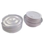 Round Acrylic Jar 30g 50g for Lotion Packaging Sealing Type Screw Cap