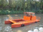 75kw Power Aquatic Weed Harvester Collect Water Plants On Water