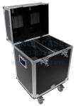 Moving Head Lights Black Aluminum Flight Case Lockable With 4 Wheels
