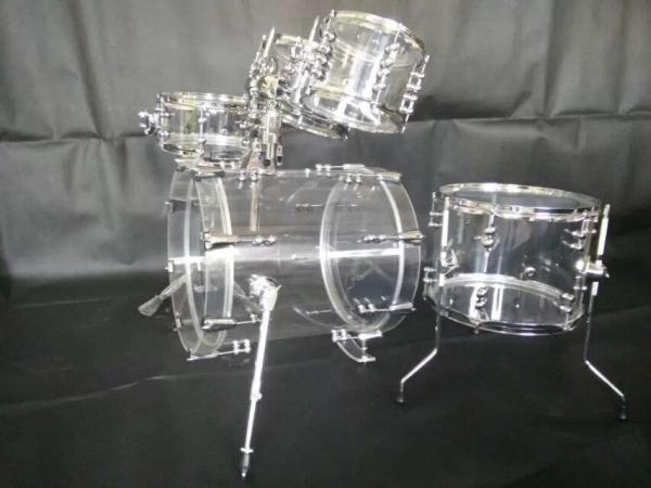Brand New Small Size 5-pc Acrylic Drum Set with Tube Lugs by 3 colors available
