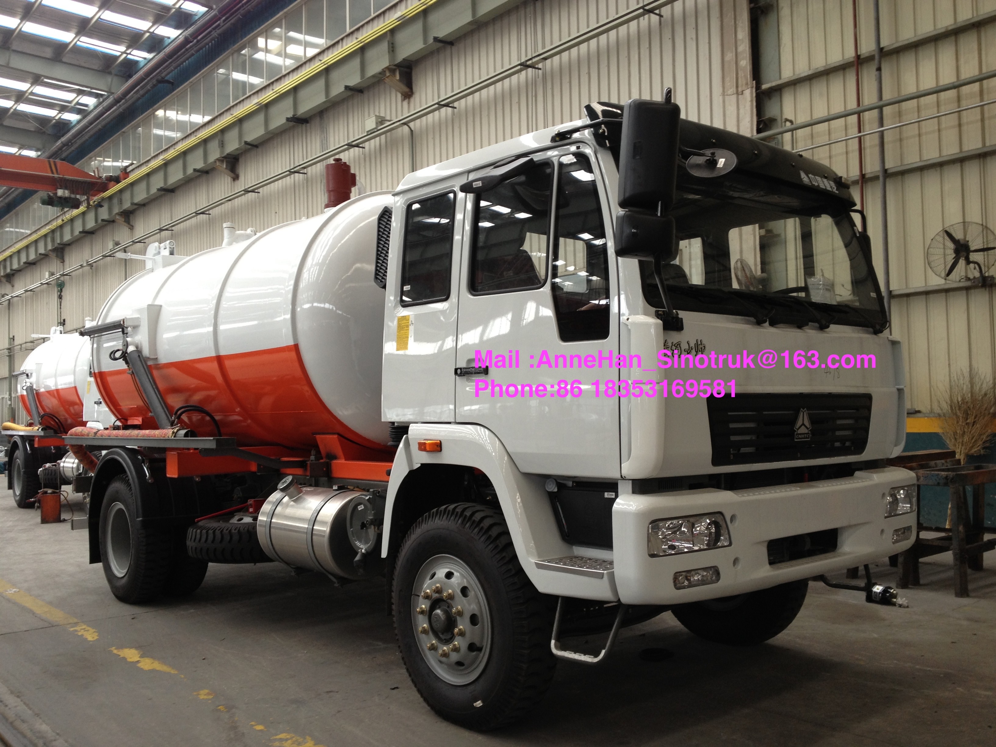 95km/h 10M3 16M3 Sewage Suction Truck 4x2 Euro 2 LHD