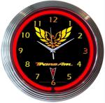UL CUL Large Neon Garage Clocks 15 Inch Neon Clock Sign 7.0 Kgs