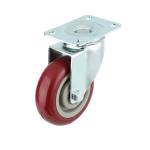 32mm Thickness Double Bearing PVC Caster Wheel Trolley Wheel with Brake and