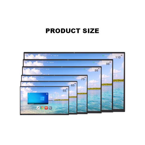 75 Inch LCD Interactive Smart Board Touch Digital Whiteboards Interactive