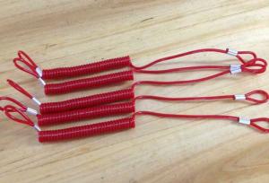 Wholesale Innovative 3.0Cord Dia Red Plastic Tool Lanyard Cable&amp;Safety Tether Leash Fall Protection for Valuable Tools from china suppliers