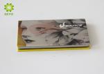 Square Paper Empty Eyeshadow Palette 6 Pans Eye Shadow Case Magnet Sealing Type