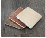 Mobile Phone Wood Qi Charger , Real Wood Aluminium Alloy Base Desk Qi Charger