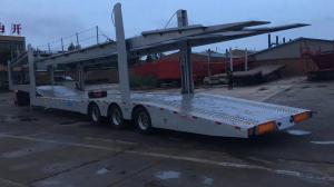 Wholesale ABS Ebs Hydraulic Lifting 12 Tire Double Deck Car Carrier Trailer for Towing Tractors from china suppliers