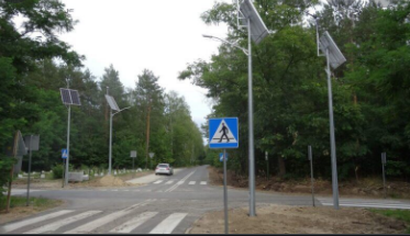 Anti Corrosion 600mm 5mm LED Pedestrians Walking On Road Sign For Pavement