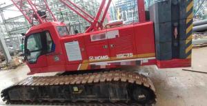 Wholesale 75 Ton Used Crawler Crane XCMG XGC75 Model 199 kw Rated Power from china suppliers