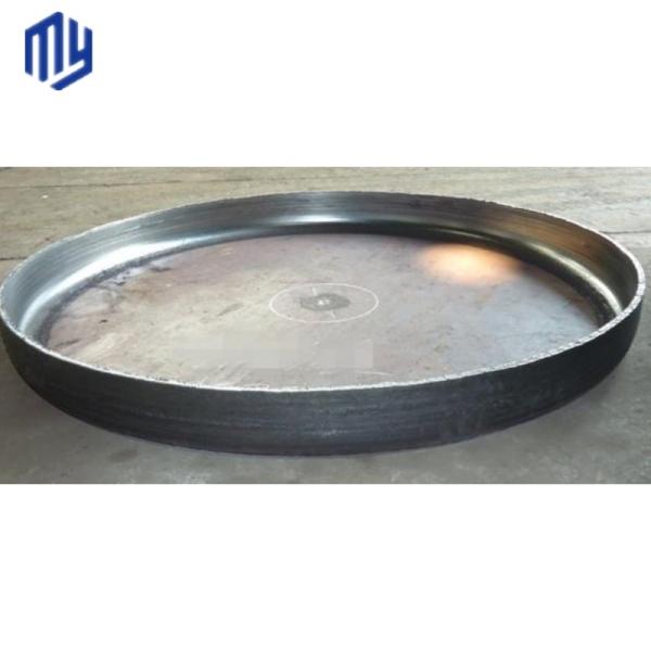 Equal Welding Connection Customized Stainless Steel Flat Head Dish End for Fire