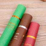 Recycle Small Cylinder Poster Incense Stick Paper Packaging Tube Jar