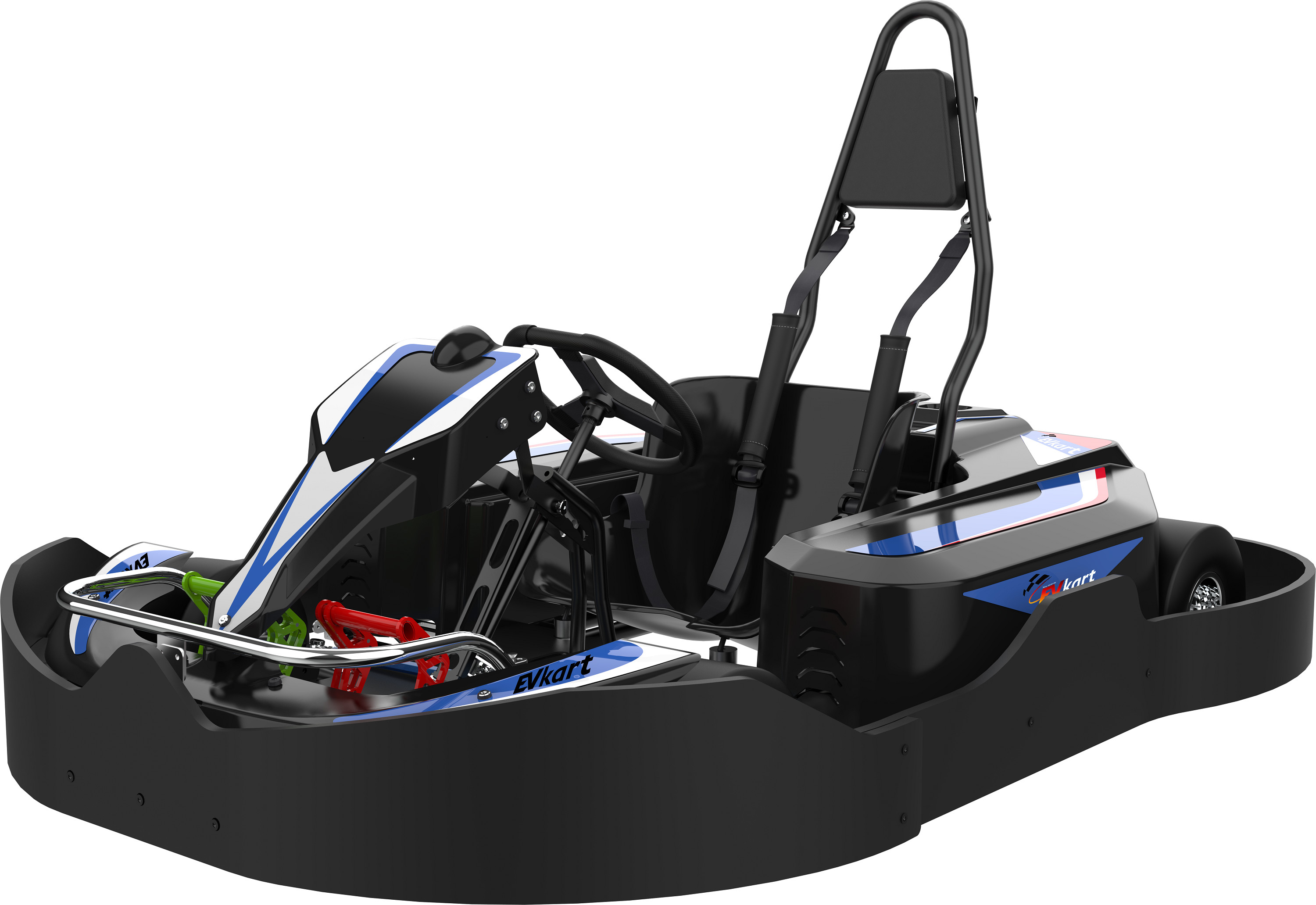 HDPE Body Electric Racing Go Kart For Children / Adult